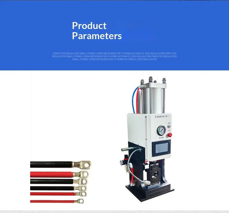 10T Hydraulic Terminal Crimping Machine Hexagonal Die for 10-70mm² Wires 0.03mm