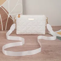 Petit sac à main carré, mini sac pour téléphone, sac nouveau style, broderie compacte, porte-monnaie triangle à la mode pour dames 3