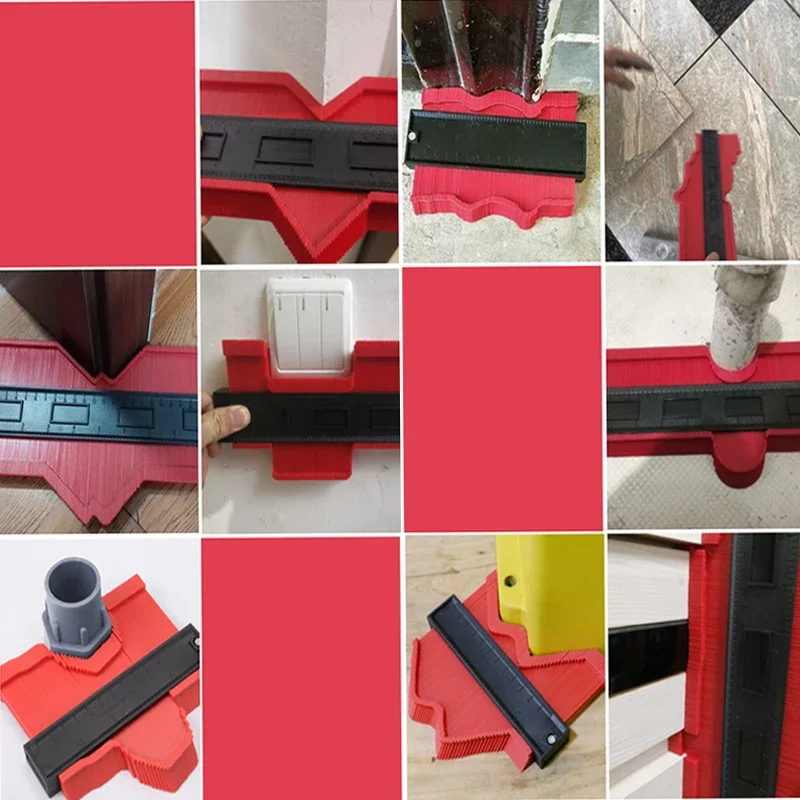 Shape Contour Gauge Duplicator Profile Measuring Tool Contour Duplication Gauge Contour Template Plastic Contour Copy Duplicator_voghion.com