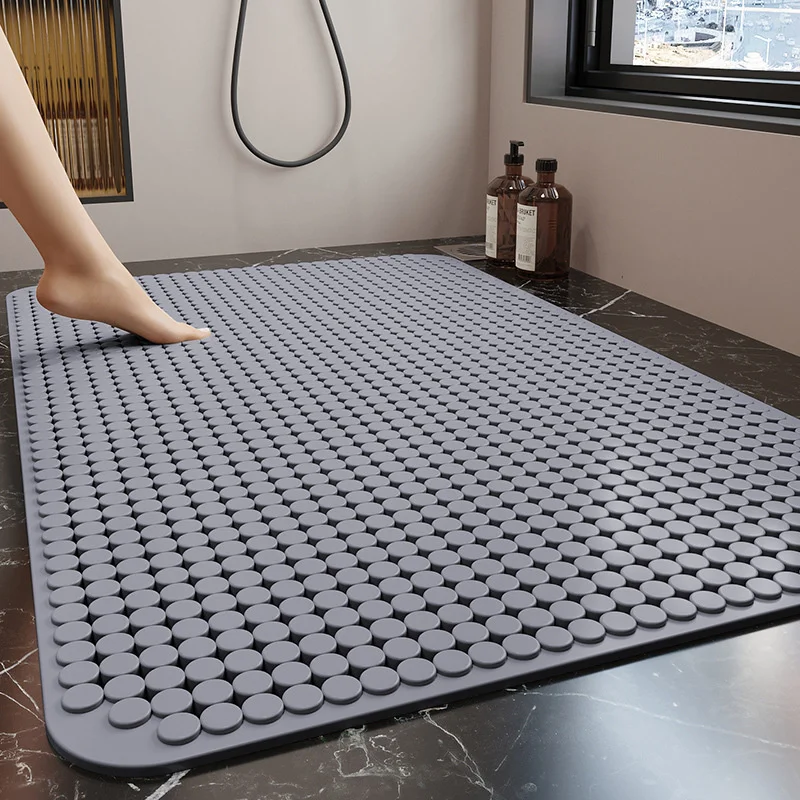 40x70cm Bathroom Non-slip Foot Mat Household Bathroom Bath Massage Toilet  Shower Rubber Floor Mat - Bath Mats - AliExpress