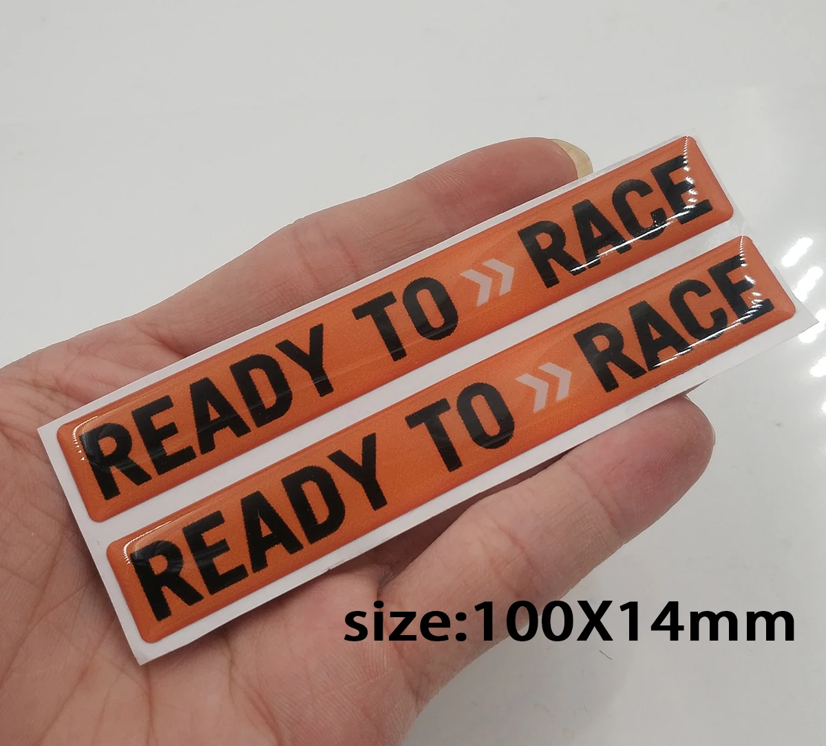 Resin Bike 3D Sticker For KTM Duke 390/200 (2021-2023) - White Key Zone Protection Decal