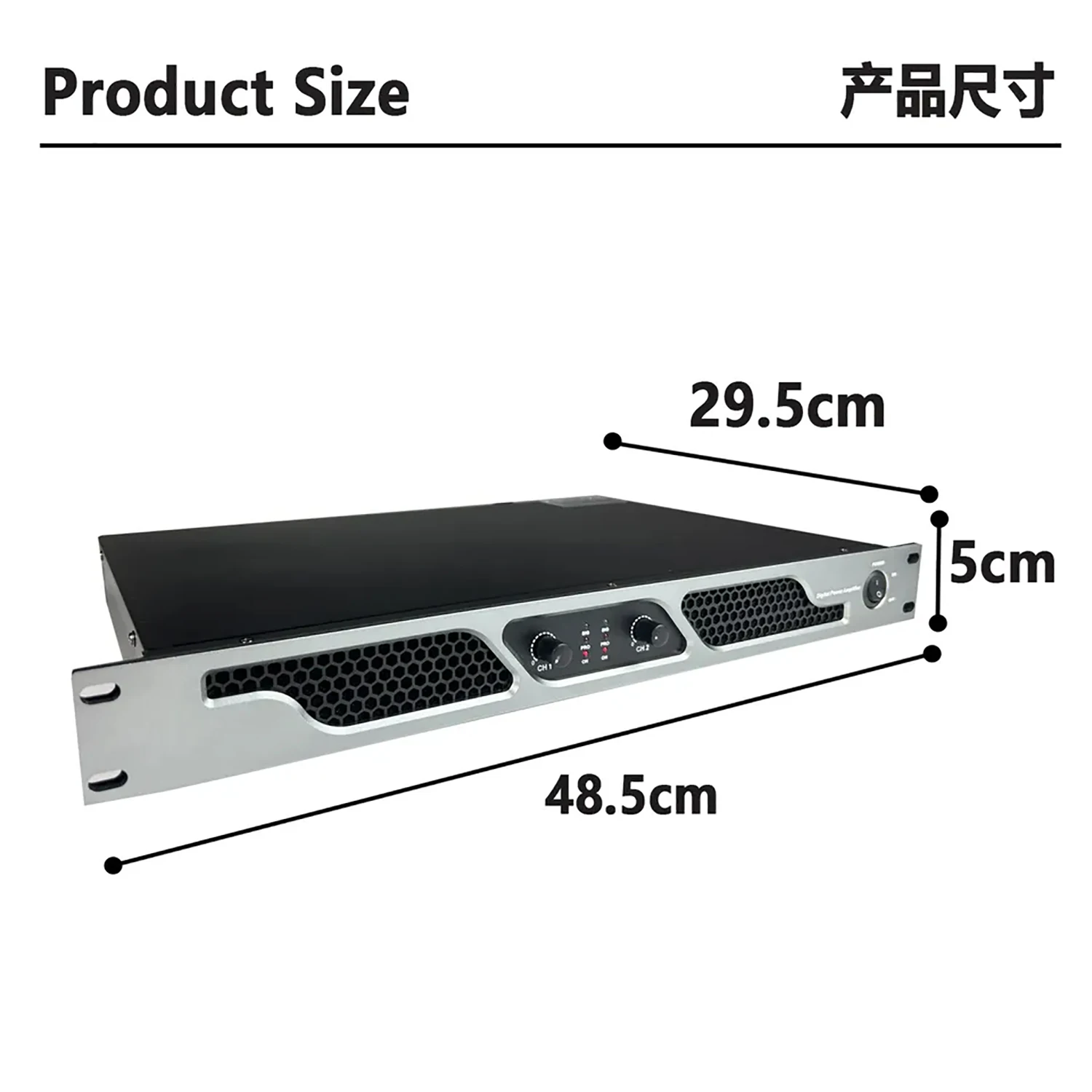 GAP-D2800 전문 DJ 스테이지 디지털 앰프, 바 스테이지에 적합, 2 채널 600W * 2
