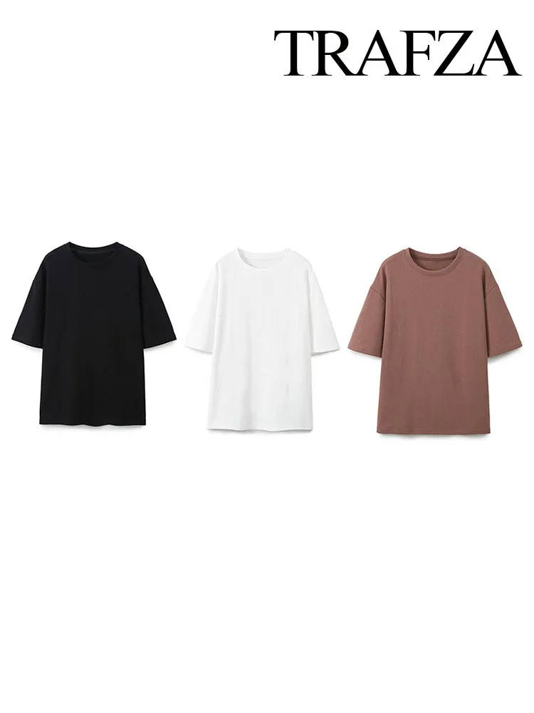 

Женская винтажная блузка с круглым вырезом, 3 цвета