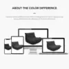 Togo Sofa Couch Chair, Beanbag Sofa Chairs, Lounge Armless Sofa, Filled by High Density Memory Foam,3 color materials available 5