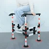 Elderly Toilet Seat with Handrails - Punch-Free Safety Bracket, Power-Assisted Up Railings, Strong Load Bearing for Stability 4
