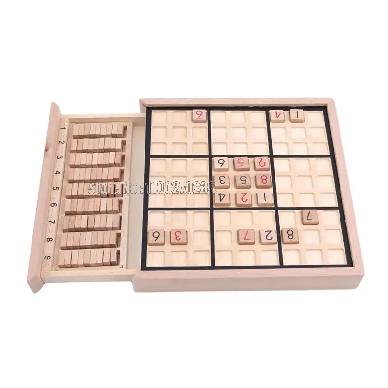Kids Sudoku Chess Crosswords International Checkers Folding Game Table Toy Gift Learning & Education Puzzle Toy 6