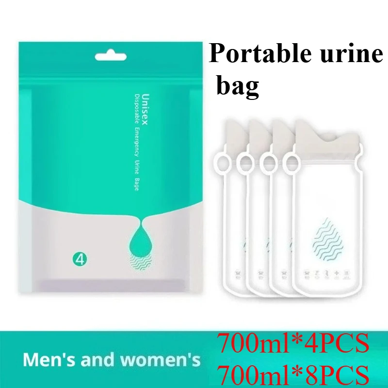 Emergency Portable 700ml 4-8piece Outdoor Travel Car Urinal Vomit Bag Mini Mobile Toilet Disposable Sanitary Bag