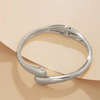 Wide Metal Bangle Ring for Women 4