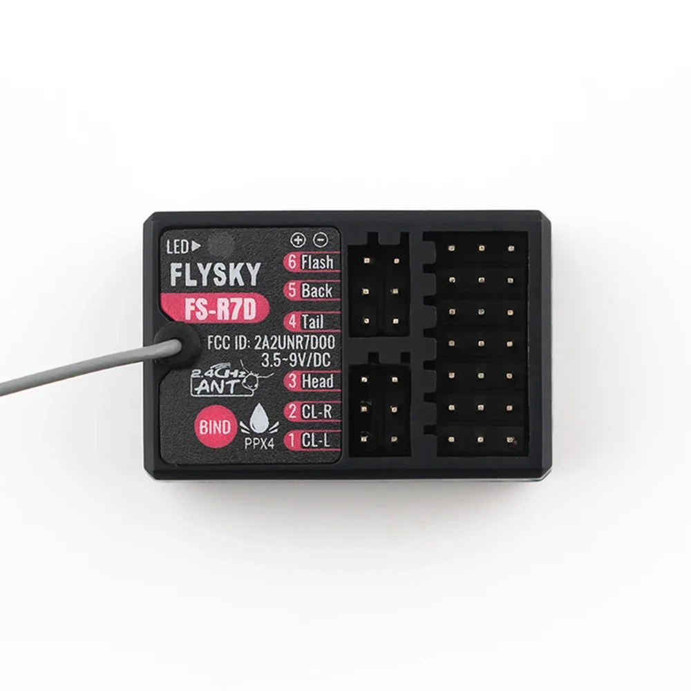 FLYSKY R7D 7-channel Light Set Receiver Applicable G7P 2.4G Wireless Remote Control For RC Car 3