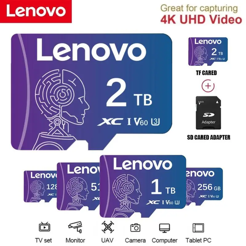 

Lenovo SD карта памяти, 512 ГБ, 256 ГБ, 128 ГБ