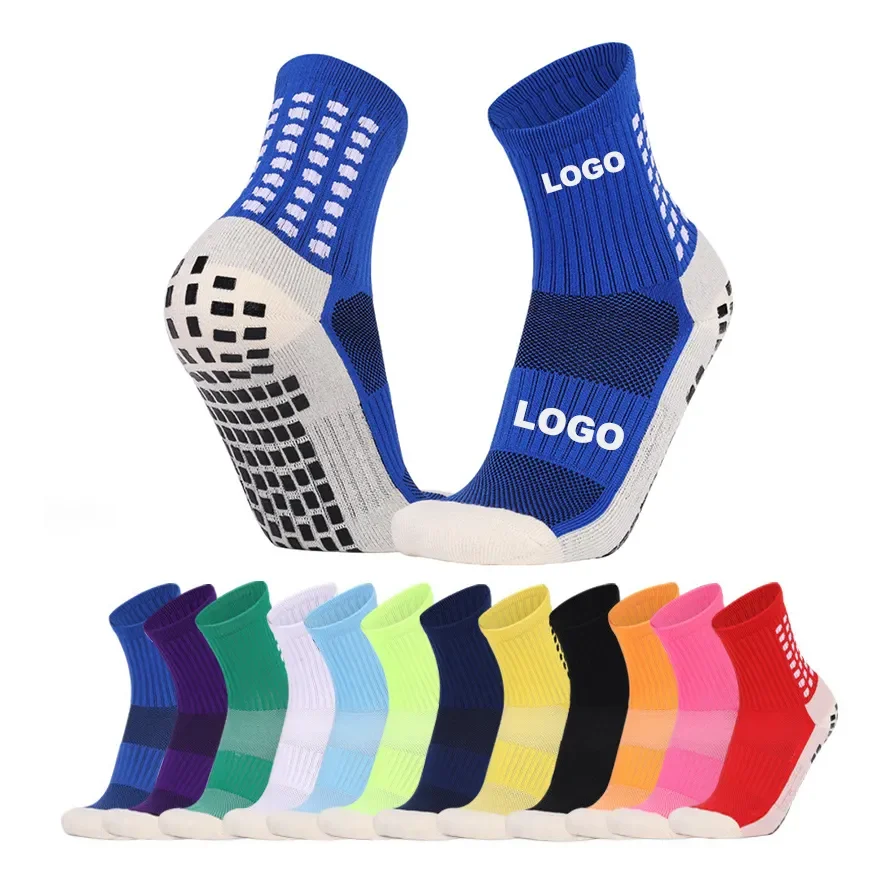WholesaleCustomPerformanceSportsNonslipAthleticSoccerGripSocks
