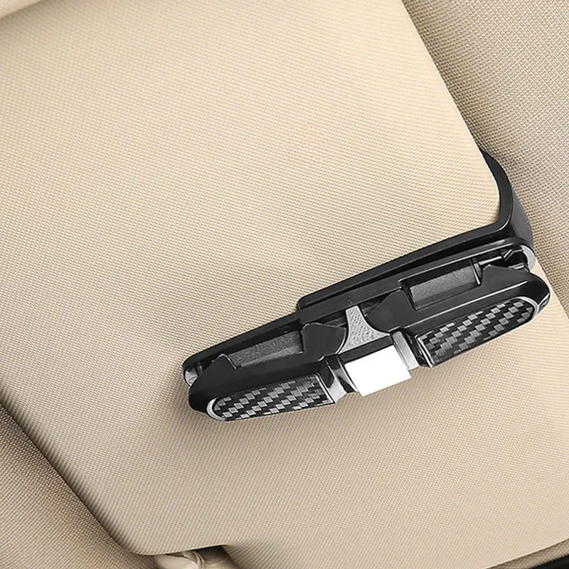 Universal Sun Visor Car Glasses Clip Sunglasses Holder Cases Fastener Cip Eyeglasses Clip Ticket Card Clamp car sunglasses clip sun visor organizer