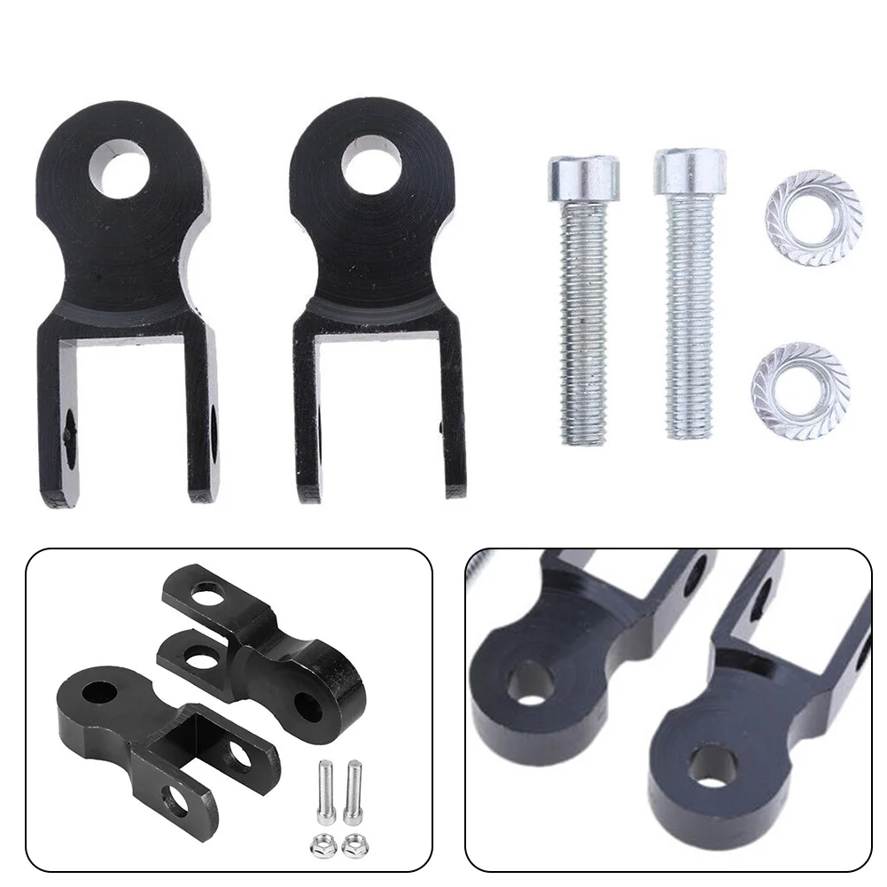 Motorcycle Accessories Rear-Shock Absorber Risers 77mm Black Absorber Riser Risers CNC Motorbike Height