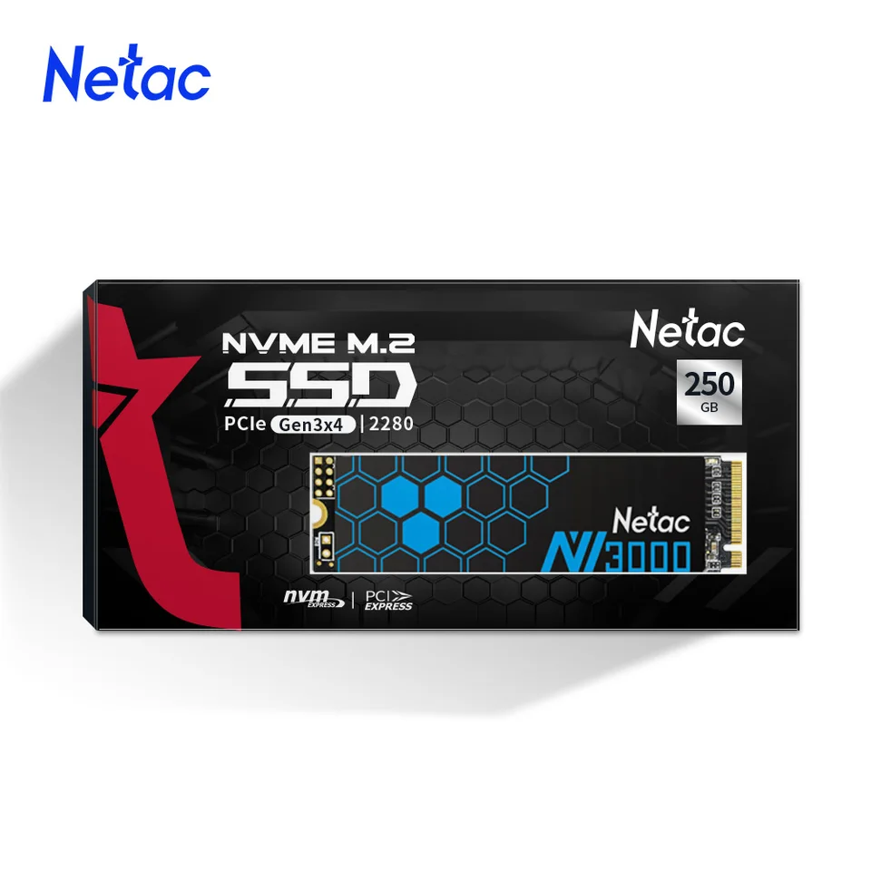 Netac NV3000 SSD M2 NVMe 3500MB/s PCIe 3.0 HD 250GB 500GB 1TB 2TB