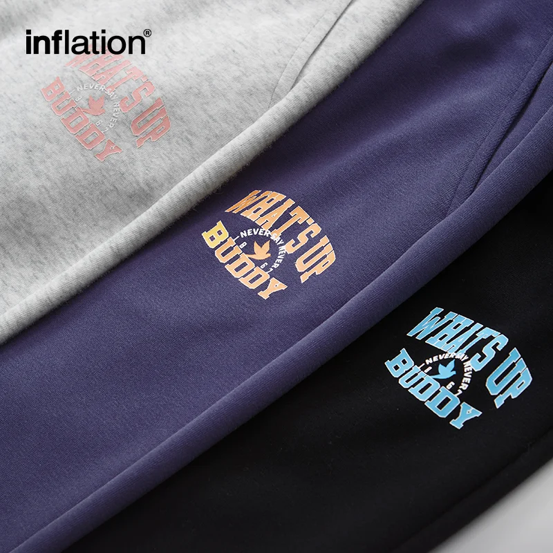 Unisex INFLATION Vintage Straight Leg Sweatpant Casual Loose Fit Track Pant