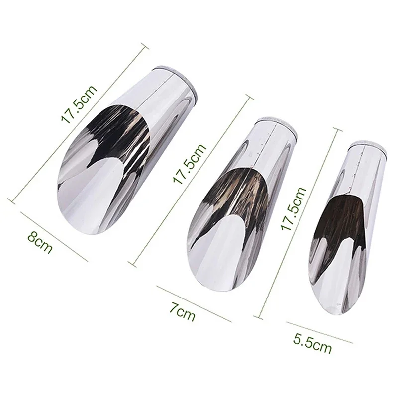 1Pc  Soil Stainless Steel Spade Shovel Cup Cultivation Bucket Succulent DIY Potted Bonsai Plant Helper Garden Tool 6