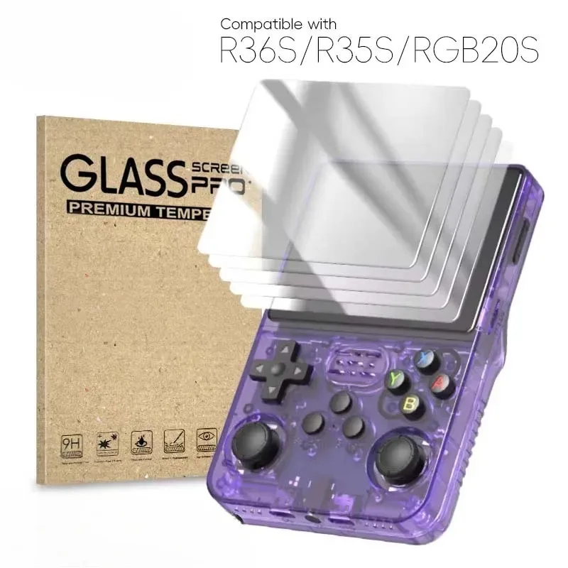 Premium HD Tempered Glass Screen Protector for Handheld Consoles, Multiple Sizes Available