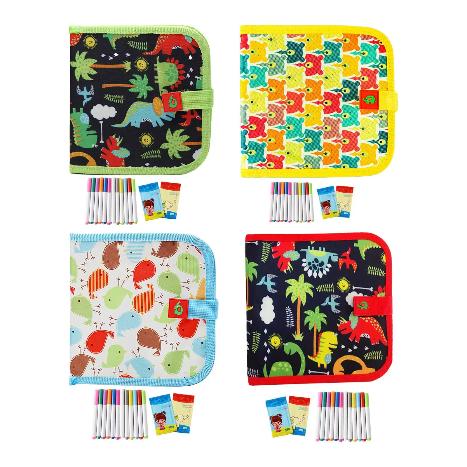 

Erasable Doodle Book Set for Kids Scribbler Board for Road Travel Painting