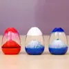 Creative Egg-shaped Portable Volcanic Eruption Design Decorative Desktop Quicksand Hourglass Sand Clock Widely Applied 2