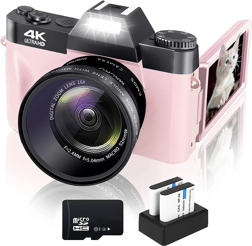 3FlipScreen48MPSelfieCamera4KMacroWideAngleLensVlogging