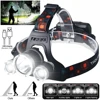 High Power LED Headlamp 18650 Rechargeable Battery Flashlight 90° Adjustable Torch for Outdoor Lighting Camping Fishing Hiking