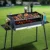 Compact Stainless Steel BBQ Grill for Easy Outdoor Cooking