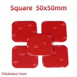 Transparent Acrylic Double - Sided Waterproof Adhesive Tape - High Temperature Resistant, No - Trace - 20pcs (Square 50x50mm)
