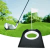 1PC Golf Putting Disc, Putting and Chipping Practice Device, Indoor and Outdoor Detachable Practice Device, Green Hole Cup 2