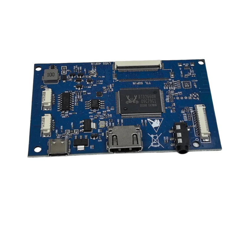 HDMI + 오디오 40 핀 LCD 드라이버 컨트롤러 보드 키트, LCD 패널 CLAA101WH13LE 1280*800 라즈베리 파이 안드로이드 USB 5V
