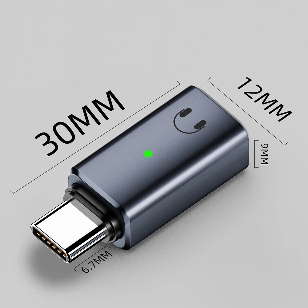 USB C To 8 Pin Adapter Type C To 8 Pin Audio Converter Headphone Earphones Converter for iPhone 15 iPad MacBook Type C Phone 6