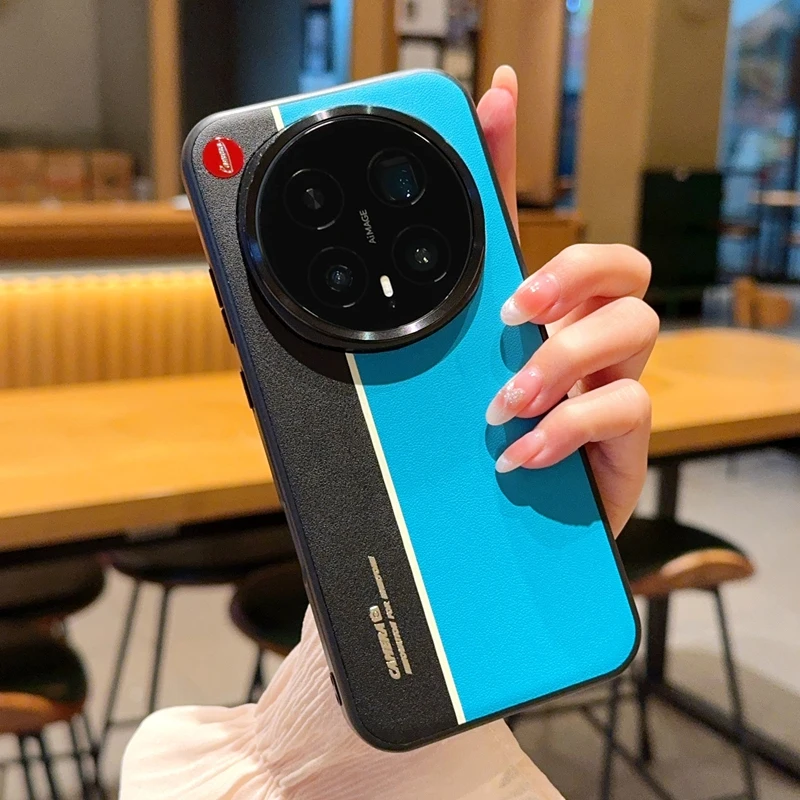 Fluorescent Color Leather Ultra-Thin Anti-Fall Shockproof Case