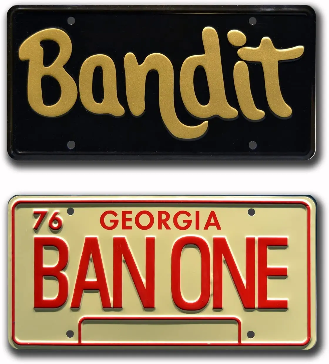 

Celebrity Machines Smokey and The Bandit | Burt Reynolds | Metal License Plates 1