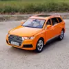 1:32 AUDI Q7 SUV Alloy Car Model Diecast & Toy Vehicles Metal Car Model Simulation Sound and Light Collection Childrens Toy Gift 2