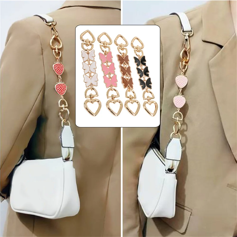 Bag Strap Women Pearl Handbag Chains for LV Bags Extension Purse Straps  Underarm Decorative Metal Chain Bag Accessories - AliExpress