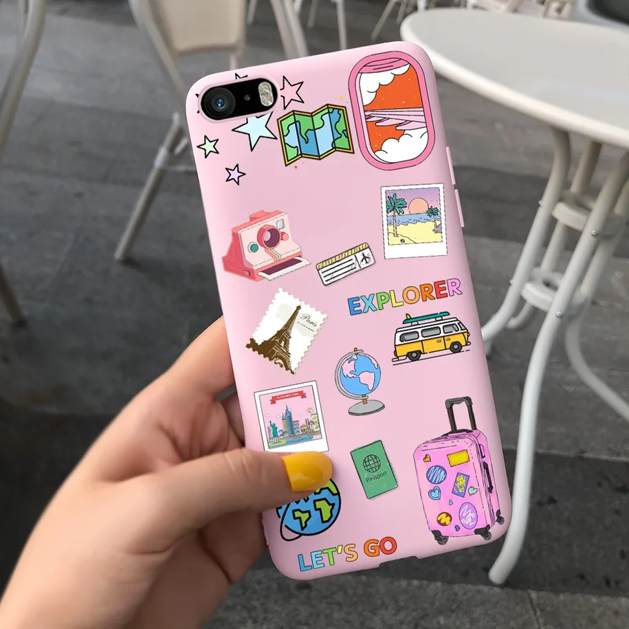 Leopard Cartoon Soft Matte Silicone Bumper Case