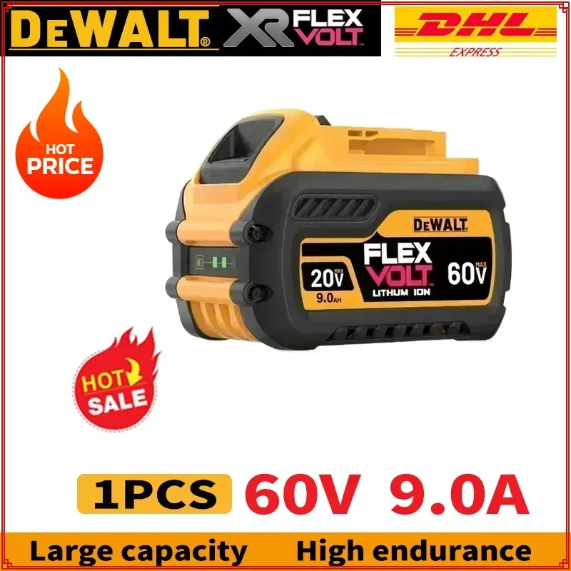 60V 9Ah Original Li-ion Battery Fits Multiple Tools DCB204/205/206/609/184/200 For Dewalt Flexvolt