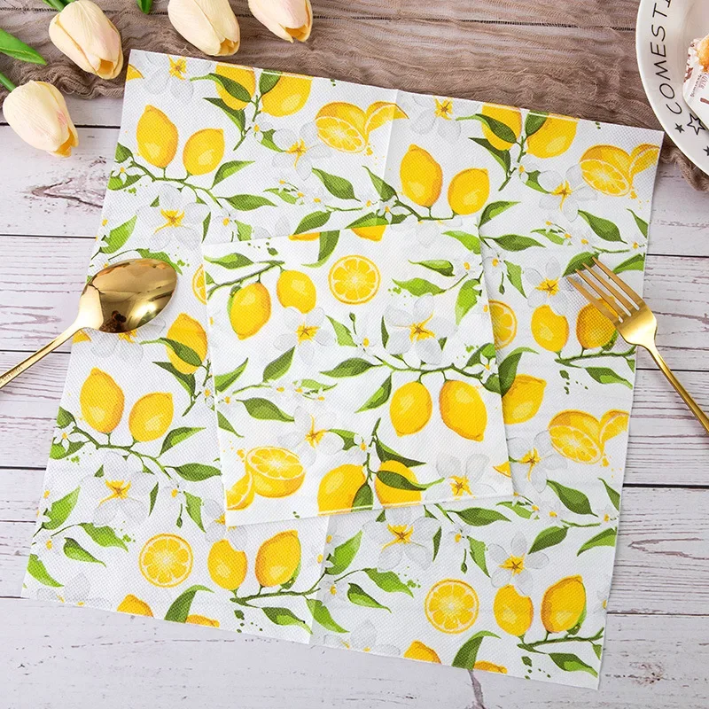 Paper Napkins Disposable Paper Placemats Tissue Paper Decoration Tough Printed Napkin Paper Towel 2Ply 20pcs/pac