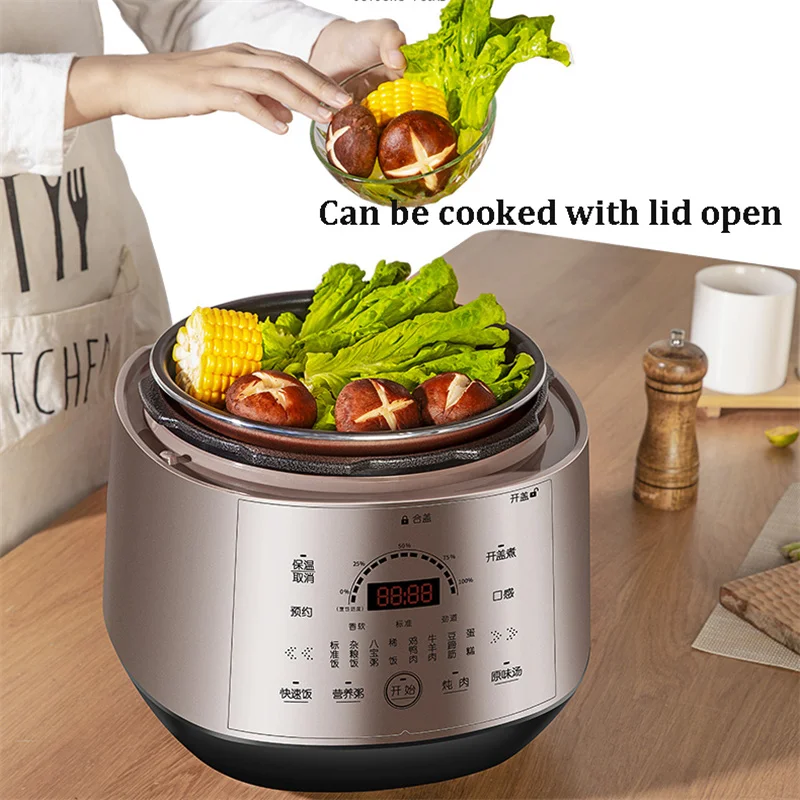 Household 5 Liter Electric Pressure Cooker 2 Inner Pots Instant Pot High Pressure Cooker Multifuncional Slow Rice Cookers