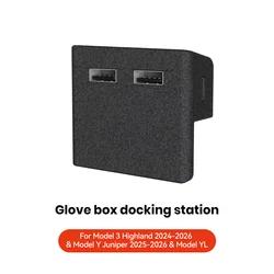 Premium Glove Box Flocking with USB Hub Quick Charger (M3Y Highland Juniper)