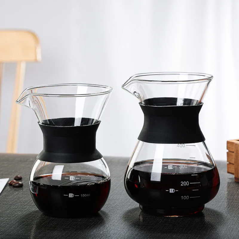 Glass Coffee Pot Manual Coffee Maker 