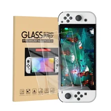 

NEW Switch OLED Screen Protector Tempered Glass Transparen HD Anti-Fingerprint For Nintendo Switch OLED Case Accessories