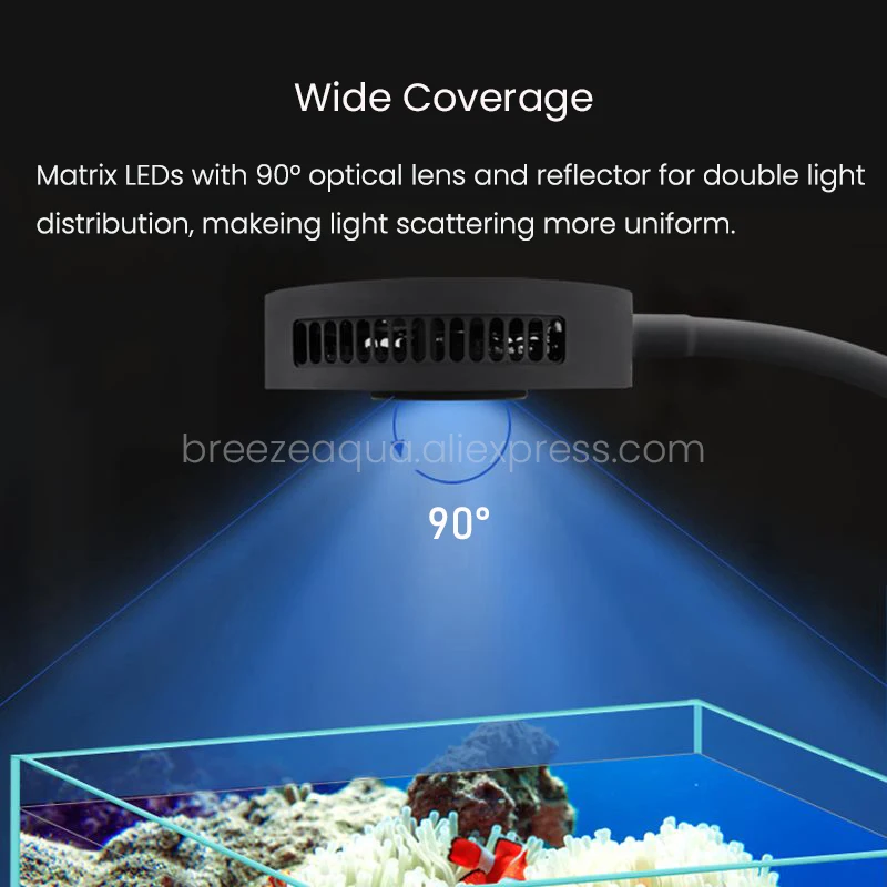 Aquarium Light Spectra Aqua Knight V2 36W Full Spectrum Touch Control