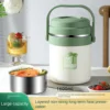 Stainless Steel Adult Vacuum Insulated Soup Bucket Thermos Bottle Portable Multi-layer Stackable Bento Box Hot Food Container Stainless Steel Adult Vacuum Insulated Soup Bucket Thermos Bottle Portable Multi-layer Stackable Bento Box Hot Food Container