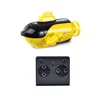 2.4Ghz Mini RC Submarine With LED Light Radio Control Boat Waterproof Rechargeable Electric Submarines Gifts Toys for children 5