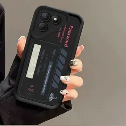 Fashion Couple Shockproof Silicone TPU Protective Case - Stylish Back Cover in Soft Material for Tecno Pova 7 Neo (BK - JGK0006)