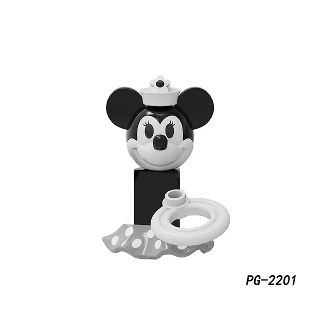 Disney Mini Action Toys Figures Building Blocks Cartoon Toy Story Mickey Mouse Winnie The Pooh Frozen Stitch Donald Duck Bricks PG2201