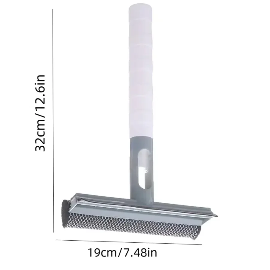 Applicable to bathroom mirror window, with spray double-sided window cleaner wiper, three in one window cleaner glass wiper 4
