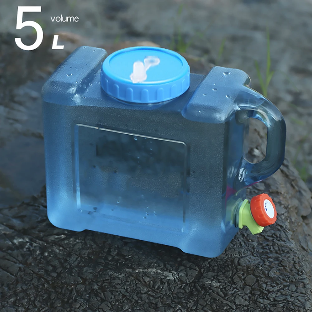 Portable Food Grade Water Container with Faucet for Outdoor Camping