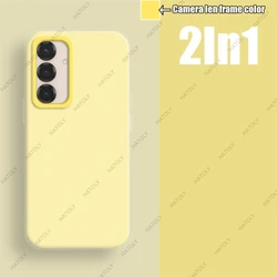 Customizable and Paintable Case for Samsung Galaxy S25 FE 5G with Photo Slot (Yellow)