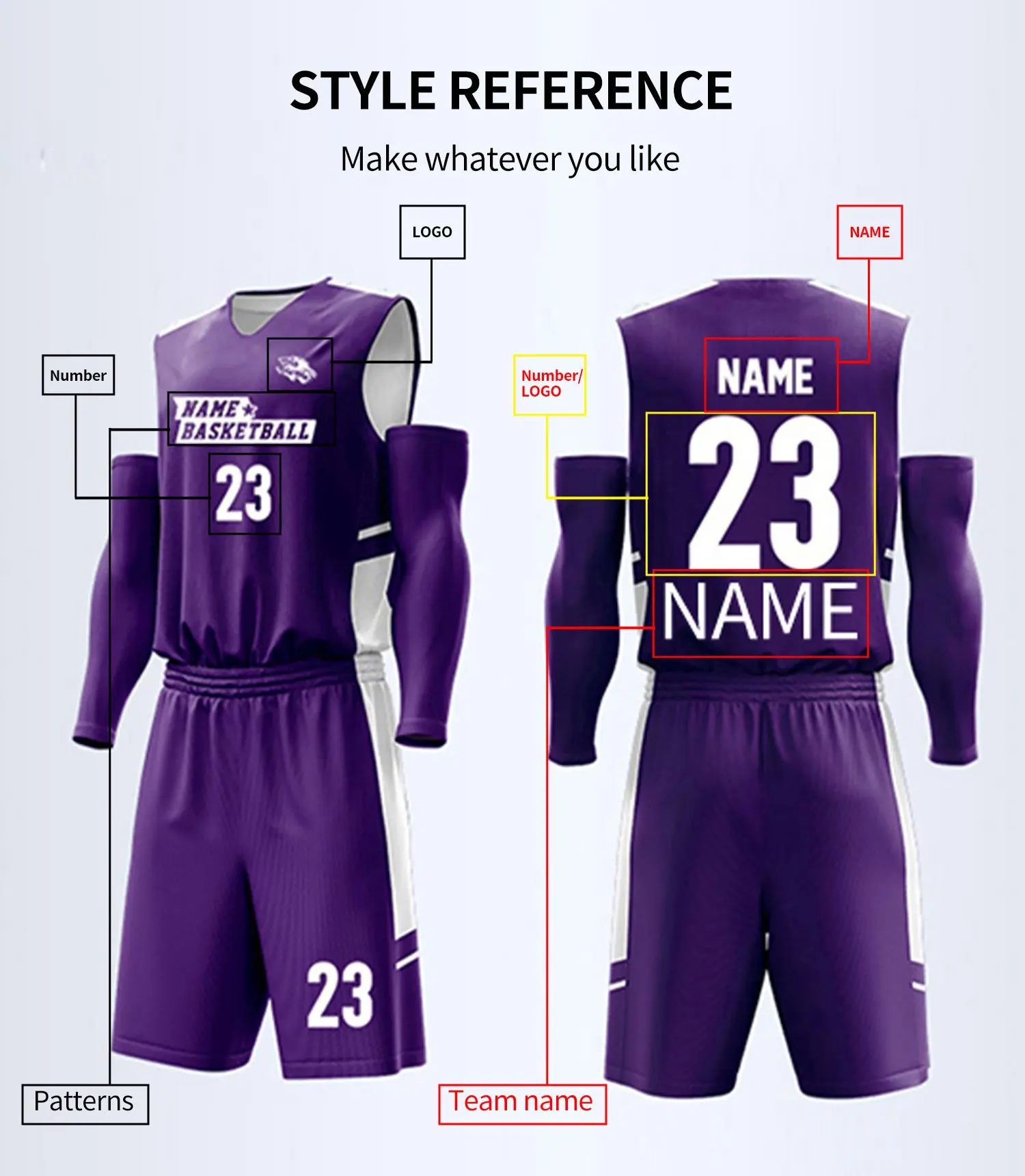 Free Customized Men's Basketball Jersey Set Breathable Sportswear Youth Training Basketball Jersey Short Game Pants Set 2023